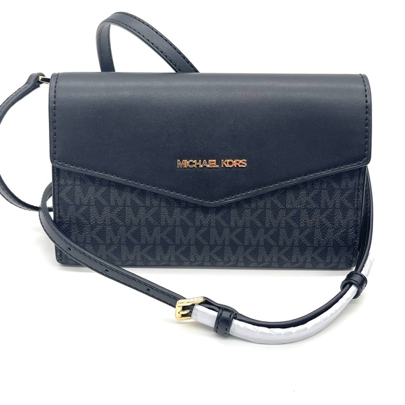 Michael Kors Large Charlotte 3 in 1 Tote Bag Black - Picture 8 of 16